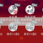 怎么用手机下注世界杯-轻松掌握，手机下注世界杯的实用指南