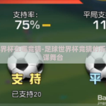 足球世界杯在哪竞猜-足球世界杯竞猜的乐趣与智谋舞台