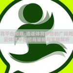 开云体育平台招商-追逐体育梦想的广阔舞台，开云体育平台招商策略与实践解析