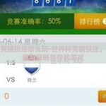 世界杯竞猜投注怎么玩-世界杯竞猜投注，一种乐趣与策略并存的游戏