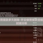 开云体育提款多久到账-开云体育提款流程及到账时间分析