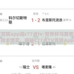 世界杯竞猜app追c77点tv-世界杯马赛克背后的技术博弈，揭秘C77点TV竞猜App