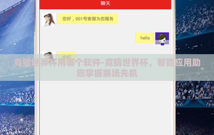 竞猜世界杯用哪个软件-竞猜世界杯，智能应用助您掌握赛场先机