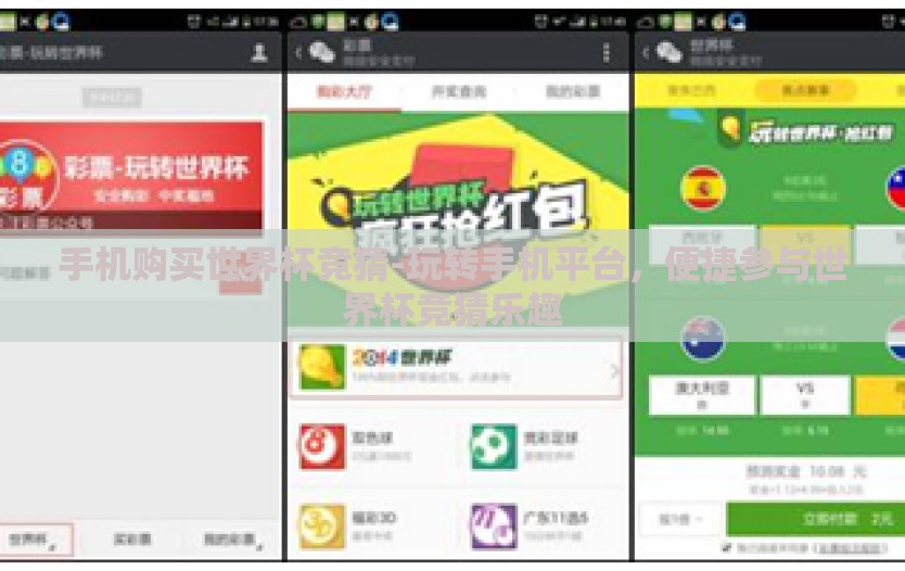 手机购买世界杯竞猜-玩转手机平台，便捷参与世界杯竞猜乐趣
