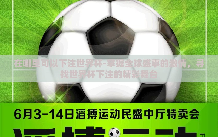 在哪里可以下注世界杯-掌握全球盛事的激情，寻找世界杯下注的精彩舞台
