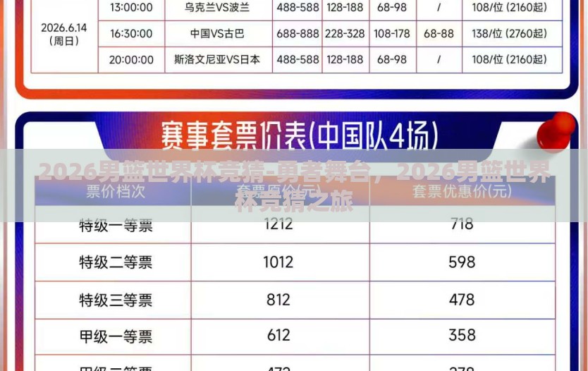 2026男篮世界杯竞猜-勇者舞台，2026男篮世界杯竞猜之旅