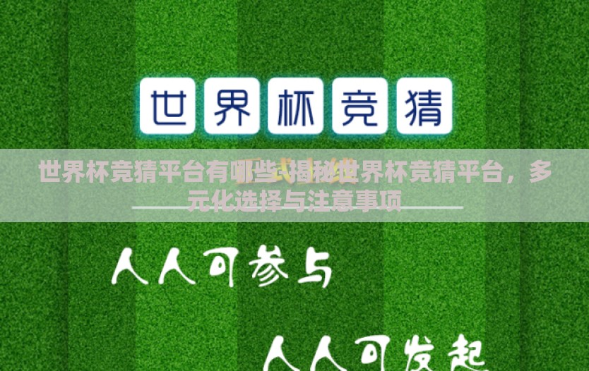 世界杯竞猜平台有哪些-揭秘世界杯竞猜平台,多元化选择与注意事项 世界杯竞猜平台有哪些-揭秘世界杯竞猜平台,多元化选择与注意事项