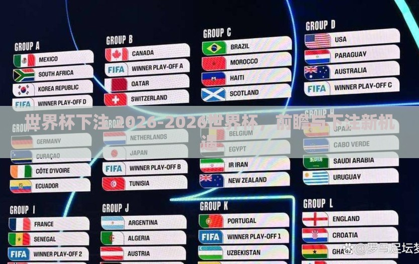 世界杯下注 2026-2026世界杯，前瞻与下注新机遇